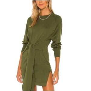 Lovers And Friends (Revolve) Elana Mini Dress Olive Green Women’s Small